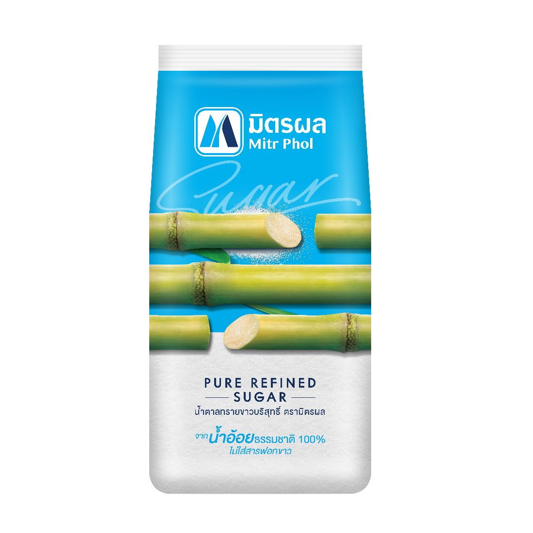 Mitr phol (S401340000) น้ำตาลทรายขาวบริสุทธิ์ (Refined) 1kg.
